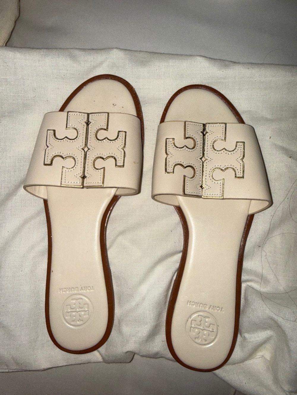 Tory Burch double T Slides
